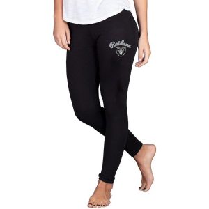 Las Vegas Raiders Women's Black Fraction Leggings