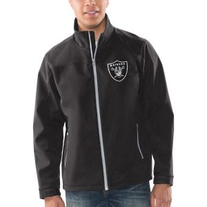 Las Vegas Raiders Black Pregame Full-Zip Jacket