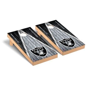 Las Vegas Raiders 2′ x 4′ Regulation Cornhole Set