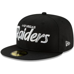 Las Vegas Raiders Logo Fitted Hat