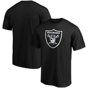 Las Vegas Raiders Black Primary Logo Team T-Shirt